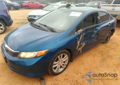 2012 Honda Civic Lx z USA, uszkodzony, nr VIN 2HGFB2F55CH575876